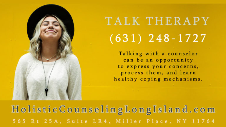talk therapy at the Holistic Counseling Center