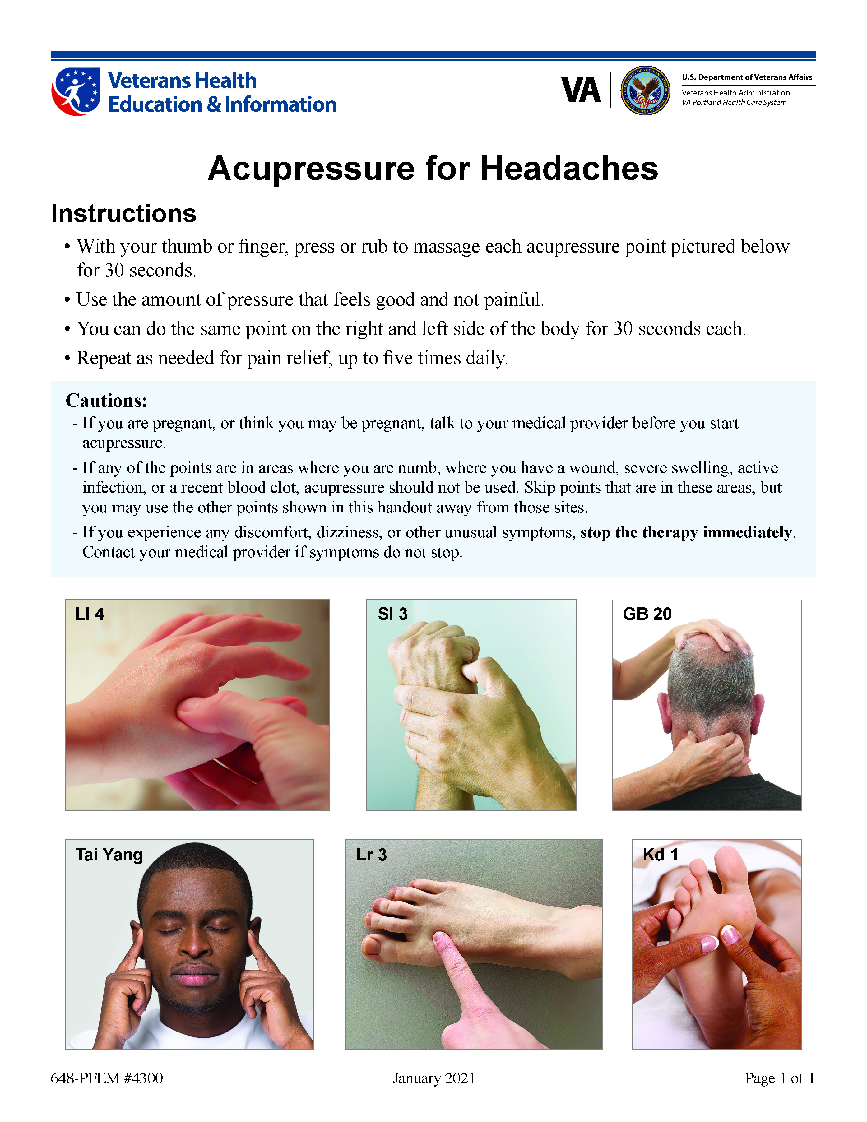 Acupressure for Headaches