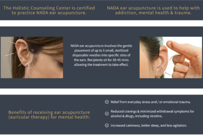 Ear Acupuncture + Counseling for People Dealing with Addiction