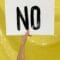 say no